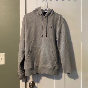 gray champion hoodie